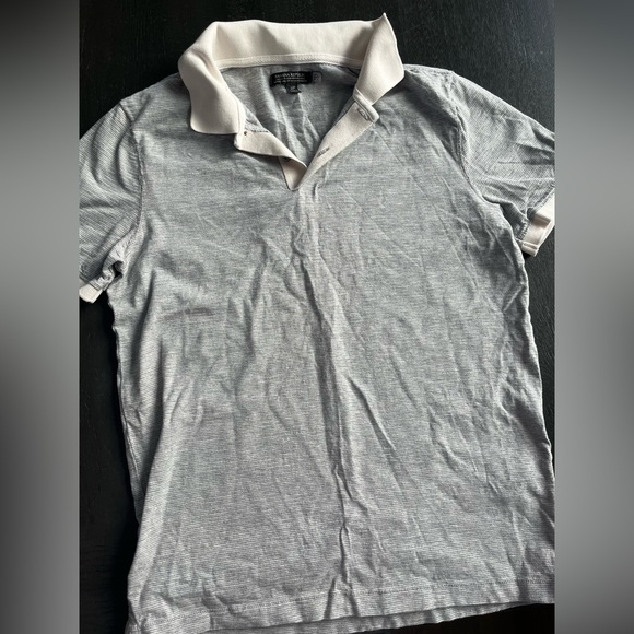 Banana Republic Luxury Touch Men's Grey Polo Shirt - Small - Picture 3 of 7